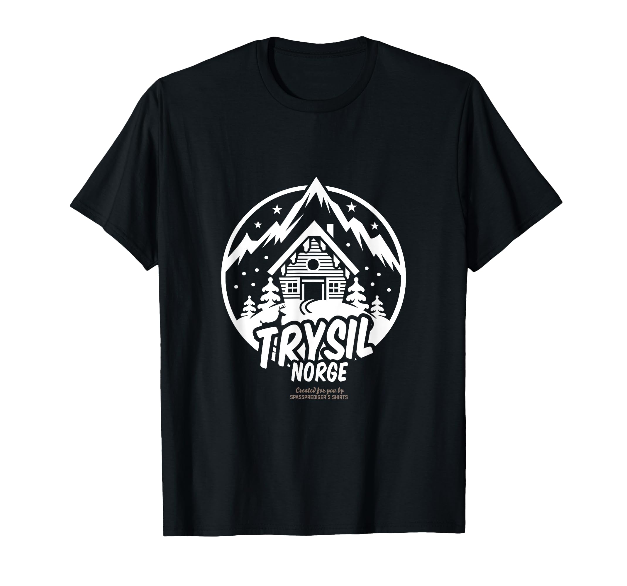 Trysil Norge Ski Area Cabin in Ski Resort in Norway Trysil T-Shirt