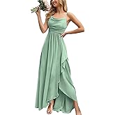 VOUIAO Women's 2026 Spring Formal Evening Gown Elegant Long Prom Dress Wedding Guest Party Cocktail Bridesmaid Maxi Dress
