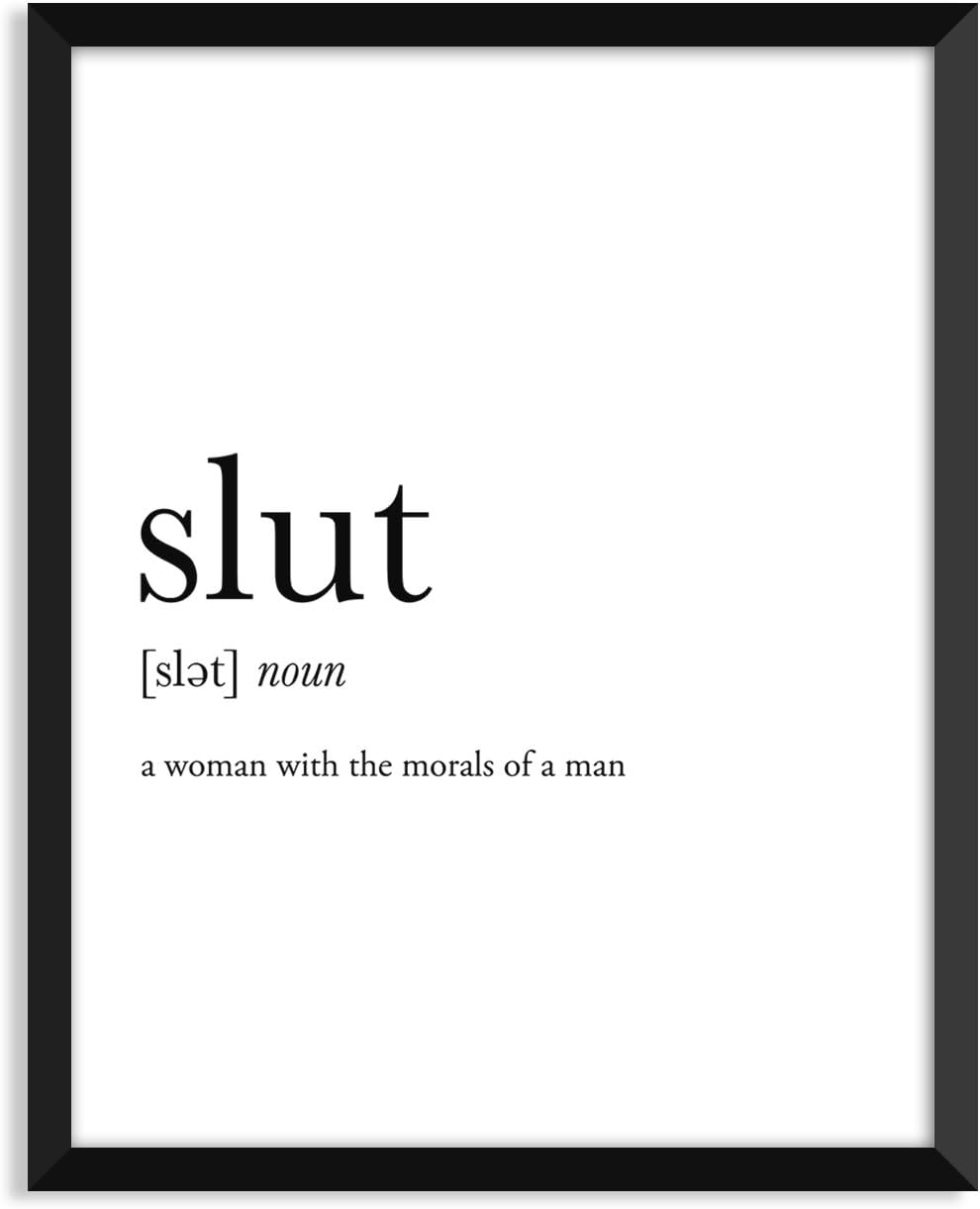 Serif Design Studios Slut Definition - Unframed Art Print Poster Or Greeting Card