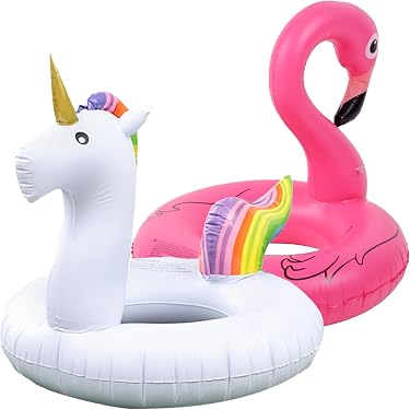 Pesce - Lot De 3 Bouées De Natation Pour Enfants Avec Motif Flamant Rose Motif De Palmiers Motif Fruit Bouee Gonflable Pour Enfants Et Adultes 35471 B