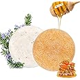 VERT 100% Natural Shampoo Bar for Hair 2 Pieces Solid Shampoo Soap for Treated Dry Damaged Hair Vegetarian Plant Essence Helps Stop Hair Loss and Promotes Healthy Hair Growth 4.2oz (Honey & Rosemary)