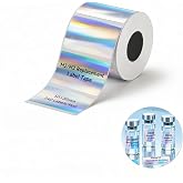 NIIMBOT M2/M3 Thermal Transfer Labels 1.97''&times;1.18'', Laser Silver | 50mm&times;30mm, 240 Tapes/Roll, Only for M2/M3 Label Maker, Long Storage Time, for Small Businesses, Cosmetics, Vitamins Labeling