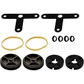 Nakkaa 51072-54 Headlight Headlamp Motor Repair Kit with Fix Brass Gear | Compatible with 2000-2004 Corvette C5, 1993-2002 Firebird Trans Am, 1992-1994 Sunbird, 1991-1996 Saturn SC SL, Headlamp Motor