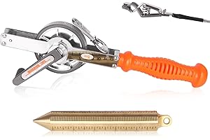 Cekegon Oil Gauging Tape with 560g/20oz Brass Plumb bob, Explosion-Proof Oil Tank Gauging Tapes-5M