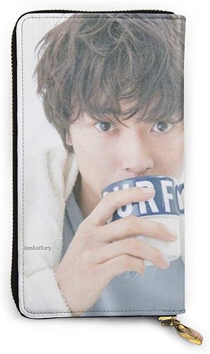 Amazon Jinfeazge 山崎賢人 財布 本革 長財布 小銭入れ ジッパー おしゃれ 多機能 グッズ 大容量 収納 カードケース コインケース 男女兼用 人気 誕生日プレゼント Jinfeazge シューズ バッグ