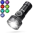 Wurkkos TS11 EDC Flashlight Rechargeable,Super Bright Led Pocket Flashlight with 616M Beam Distance,Compact LED Flashlight with Anduril 2.0 UI and SFT40 Led (Black)