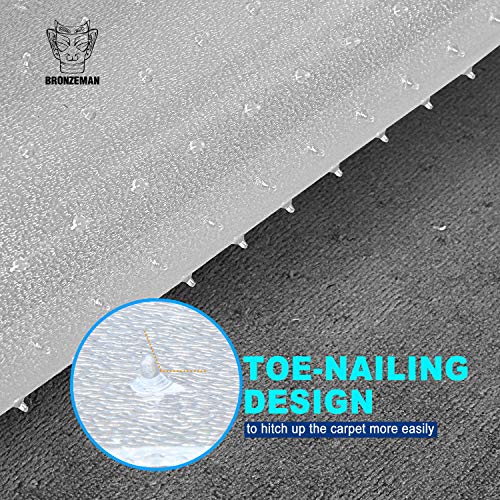 Desk Chair Mat for Carpet - Heavy Duty | Unbreakable Vinyl Floor Protector for Low-Pile Carpet,Thick 48" X 36" Rectangular Non-Slip Bottom, Home, Office, Computer