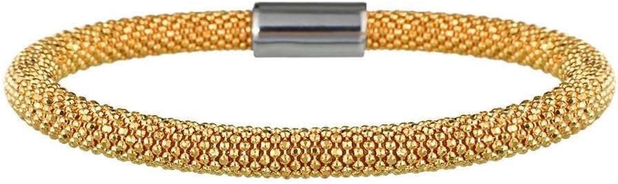 Vamp London Mesh Bold Gold Bracelet