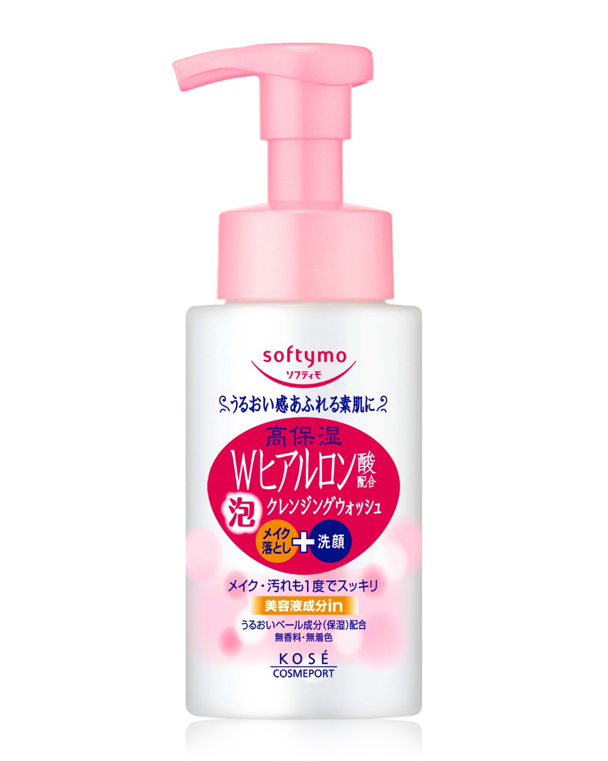 Kose Cosmeport Softymo Hyaluronic Foam Cleansing Wash - 200ml