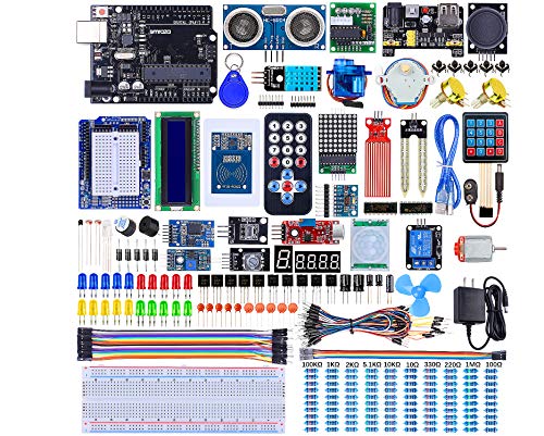 Smraza Complete Starter Kit for Arduino R3 Project with Tutorial, 9V 1A Power Supply Compatible with Arduino R3 Mega2560 Nano (40 Projects) - Thumbnail 7