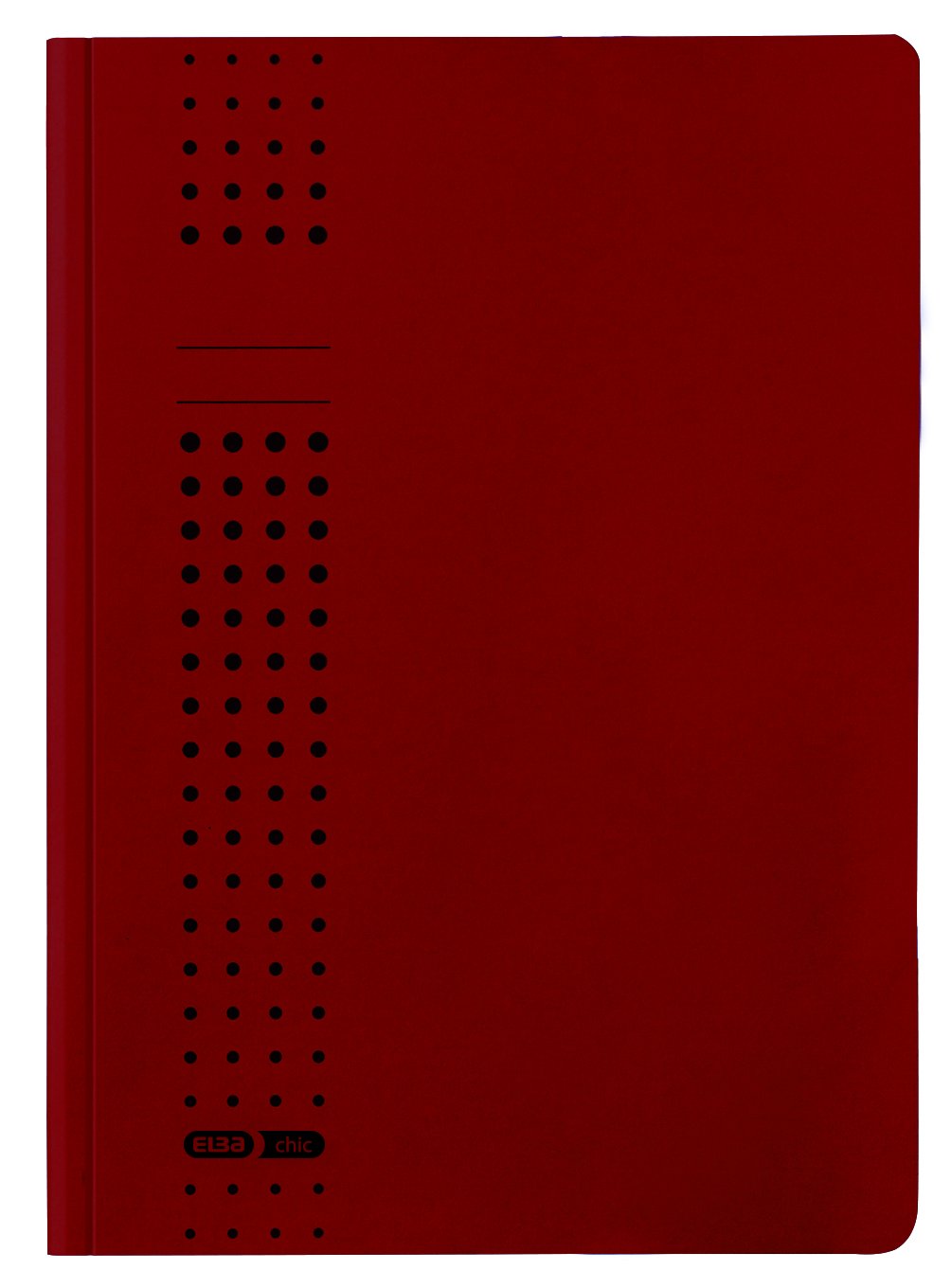 Elba Chic 31477BX Portfolio File Paper Board for 100 DIN A4 Pages 320 g/m² Set of 25 Bordeaux Red