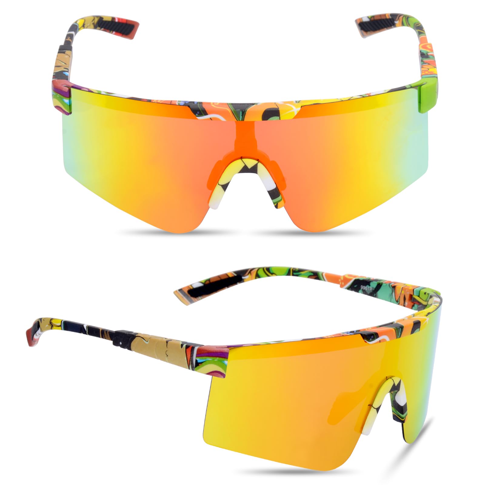 DSYSMIN Polarized Cycling Glasses for Men and Women - Stylish and Functional Sport Sunglasses