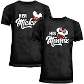 Matching Shirts for Couples His Her Couples Love Shirt Men's Women MM T-Shirts Set Valentine's Husband Wife Outfits.