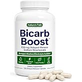 Sodium Bicarbonate 650 mg Tablets - Strongest Alkaline Tablets - Electrolyte Supplement &amp; Keto Electrolyte Pills, Salt Hydration &amp; Rehydration, Endurance, Stamina: 120 Capsules