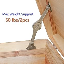 Toy Box Hinges Soft Close - Lid Support Heavy Duty