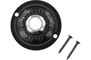 LED Doorbell Button with Classic Design, Waterproof Iron Material, Easy Installation