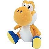 Little Buddy 1390 Super Mario All Star Collection 7" Orange Yoshi Plush