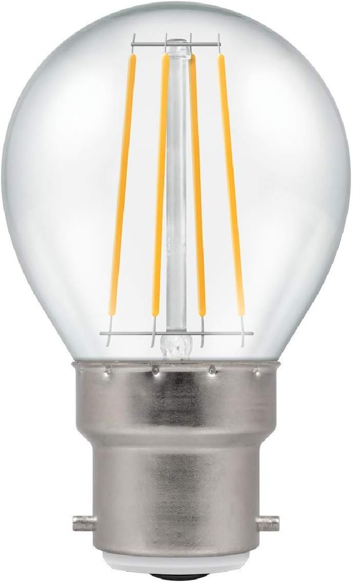 Crompton LED 5W B22 BC Dimmable Filament Golf Ball 2700K Warm