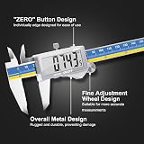 Preciva Digital Vernier Caliper 150mm 6 inch Blue LCD Stainless Steel view 3