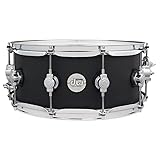 DW Design Series Maple Snare Drum - 6x14, Black Satin