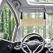 PIXNOR Durable Anti Glare Anti-dazzle Clip-on Auto Car Sun Visor Mirror Sun Shield