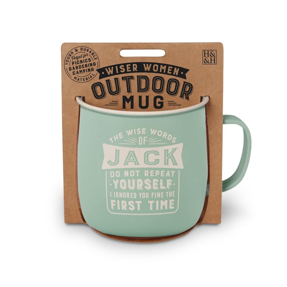 History & Heraldry Personalised Outdoor Mug (Jack)