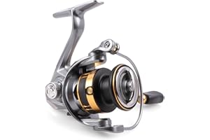 Lacusmall Spinning Reel,Saltwater Freshwater Fishing Reel,Ultra-Light Carbon Fiber Fishing Reel,22LBs Max Drag,5.2:1 Gear Ratio, 3+1 Ball Bearings