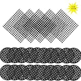 120 Pack Flower Pot Hole Mesh Pad, 100 Pcs 4.5CM/1.8'' Round Bonsai Pot Bottom Grid Mat Mesh and 20 Pcs 2x2 Inch Rigid Garden's Drainage Mesh Hole Screens