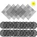 120 Pack Flower Pot Hole Mesh Pad, 100 Pcs 4.5CM/1.8'' Round Bonsai Pot Bottom Grid Mat Mesh and 20 Pcs 2x2 Inch Rigid Garden's Drainage Mesh Hole Screens