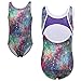 TFJH E Girls Gymnastics Apparel Gymnastic Outfits Athletic Unitard Galaxy 10A