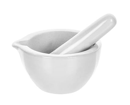 Mortar Pestle 60ml 80mm Porcelain Unglazed Grinding Surface Eisco Labs Amazon Com Industrial Scientific
