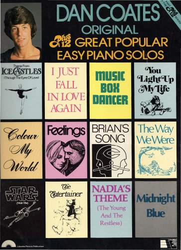 Dan Coates Original Plus 12 Great Popular Easy Piano Solos