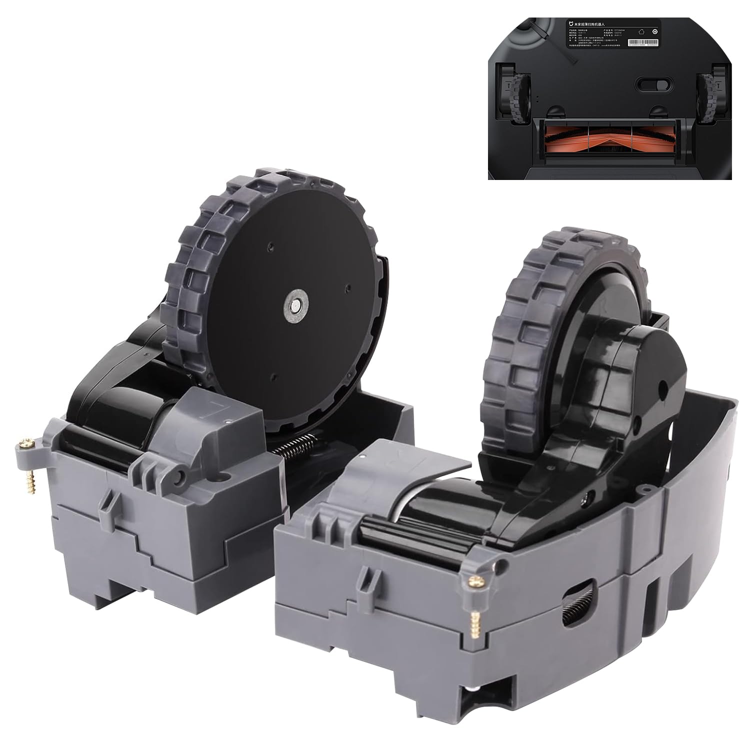 Photo 1 of Right Left Drive Wheel Assembly Module(2 Pcs), Robot Vacuum Cleaner Wheel Replacement Module for Roomba 500 600 700 800 900 Series, Replacement Parts Accessories(L+R) 880 980 960 860 864