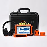 PQWT PQ125A Underground Water Leak Detectors for Home Pressure Sewer | Acoustic Wall Pipe Water Leakage Detection Kit with Earphone Carry Case Multi Sensor Touchscreen Pipeline Sound Intensifier