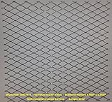 Aluminum Expanded Metal Mesh Sheet Flattened - Diamond Pattern - 16