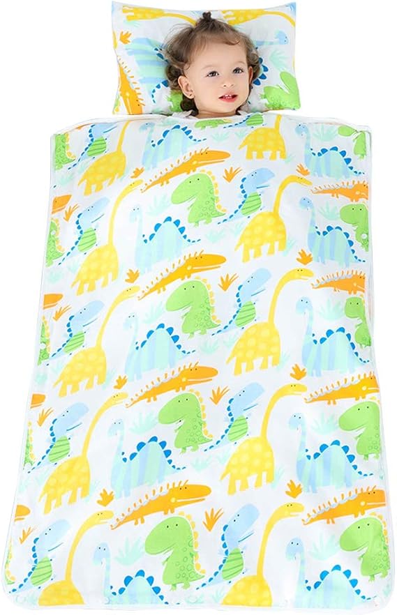 Blanketswarm Toddler Nap Mat Children Sleeping Bag with Removable Soft