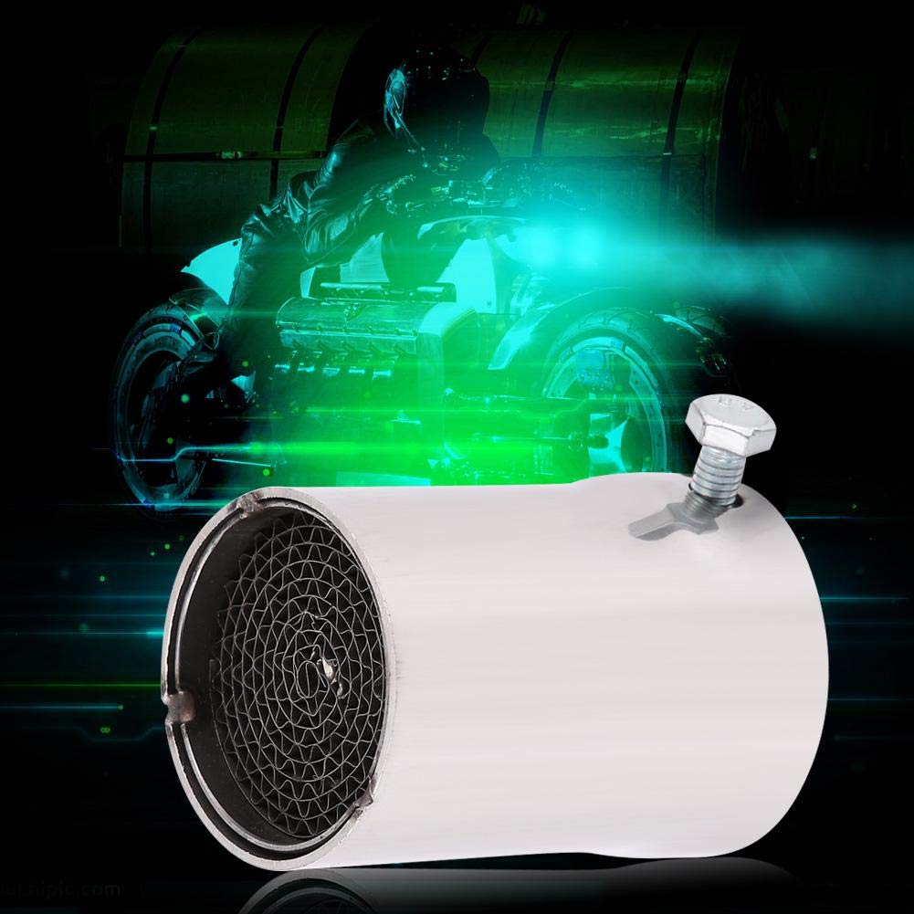 Duokon 51mm Universel Tuyau de Silencieux dEchappement Adaptateur de Tuyau dEchappement de Moto dAcier Inoxydable /Éliminateur de Bruit 4