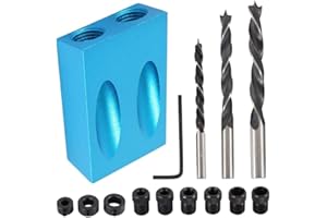 Pocket Hole Screw Jig Dowel Drill Joinery Kit Carpenters Wood Woodwork Guides Joint Angle Tool Carpentry Locator Craft, Kreg 