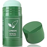 SHUIKU Green Tea Clay Stick for Face, Facial Blackhead Remover Mask with Green Tea Extract for Deep Pore Cleansing, Skin Brig