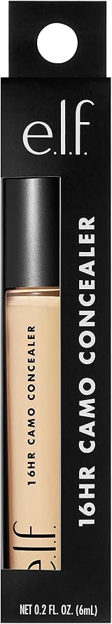 e.l.f. 16HR Camo Concealer Medium Warm 0.203 Fl Oz Full Coverage Matte view 3