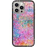 CASETiFY Compact iPhone 15 Pro Max Case [Slim and Sleek/Compatible with Magsafe / 4 ft. 2X Military Grade Drop Protection] - My Neon Summer - Clear Black