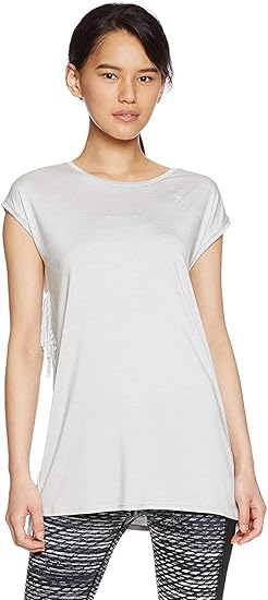 Amazon Co Jp フィラ Fila ヨガ ヨガウェア Tシャツ レディース Gy M 服 ファッション小物