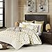 INK+IVY Ankara 200TC Duvet Cover Set, King, Yellow
