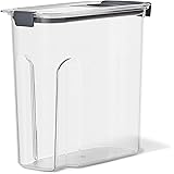 Rubbermaid Brilliance Cereal Food Storage Container with Flip Top Spout, Dishwasher Safe, Clear