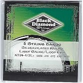 Black Diamond Strings&reg; N7341/2L Banjo Silver, Loop, 5 String Light .0095BPL.011BPL.012BPL.018BSL.0095BPL