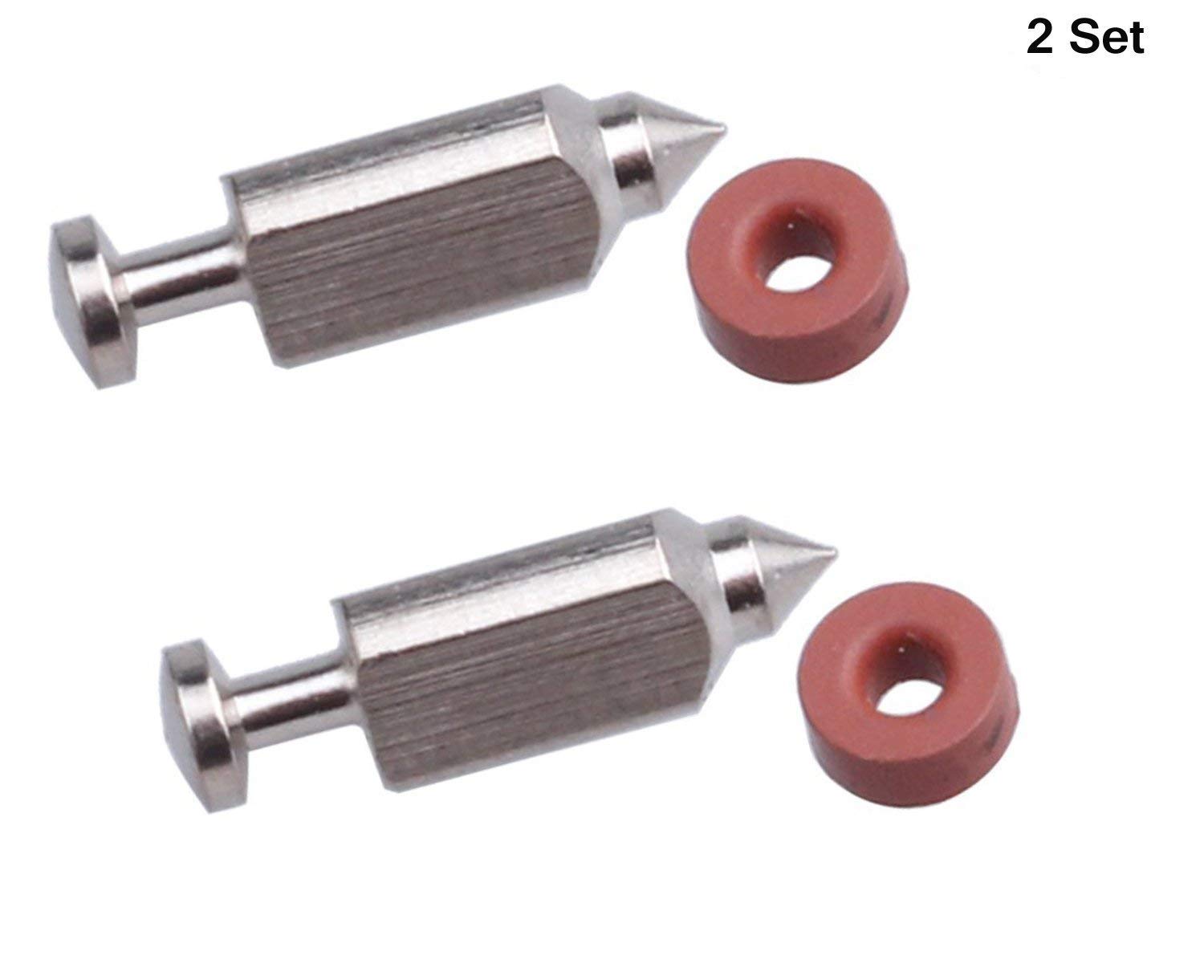 Amazon.com : HIFROM Carburetor Float Valve Needle Seat Kit for Briggs and  Stratton 398188 281144 Replacement Parts (2 Set) : Garden & Outdoor