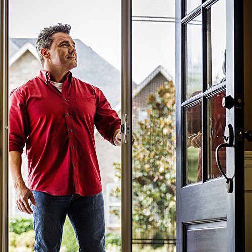 ODL Brisa Premium Retractable Screen for 80 in. Inswing Hinged Doors - White