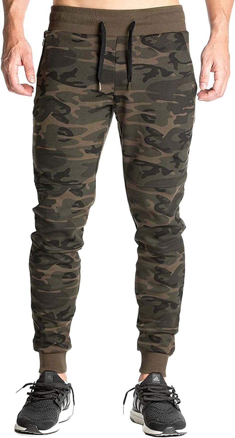PeppyzoneMen's Cotton Camouflage Slim Fit Track Pants for Men & Joggers | Durable Sports Trackpant – Ideal for Gym, Casual, Running & Active Wear | Men Trackpants