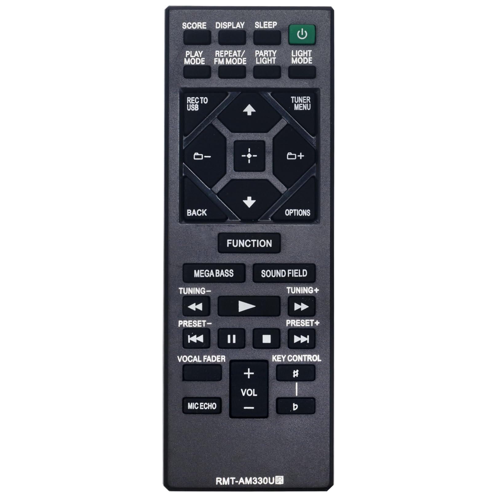 ALLIMITY RMT-AM330U Remote Control Replacement fit for Sony Audio System MHC-V21 MHC-V77W MHC-V02 HCD-SHAKEX30 MHC-V21D MHC-V50D MHC-V13 MHC-V50 MHC-V77DW MHC-V71 MHC-V71D