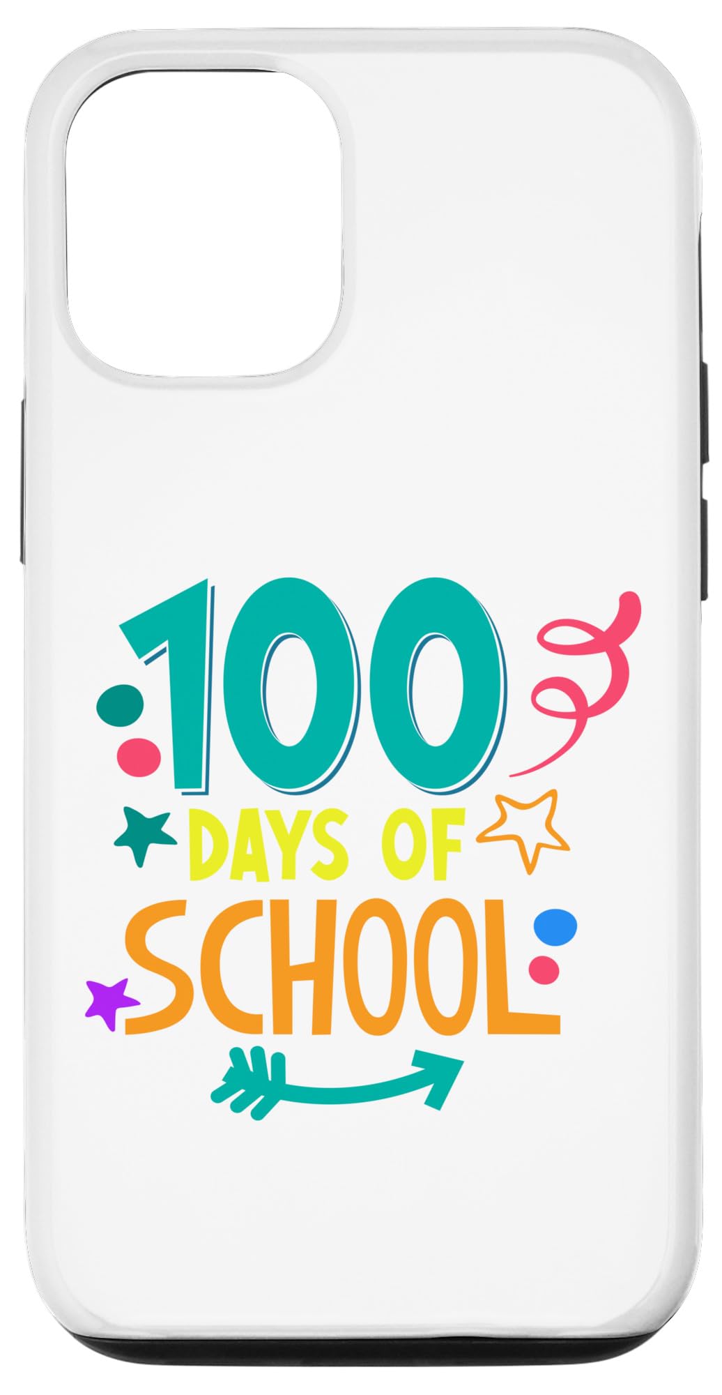 iPhone 14 100th Day of School Prid Boys Girls Kids 100 Days of School Case